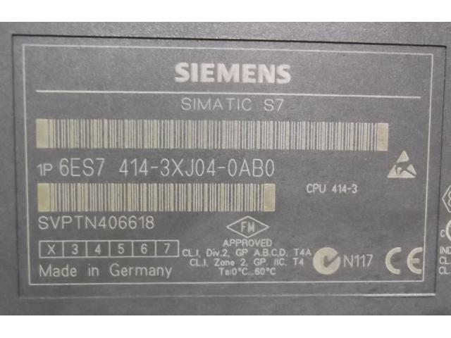 Zentralbaugruppe von Siemens – Simatic S7 6ES7 414-3XJ04-0AB0 - 5