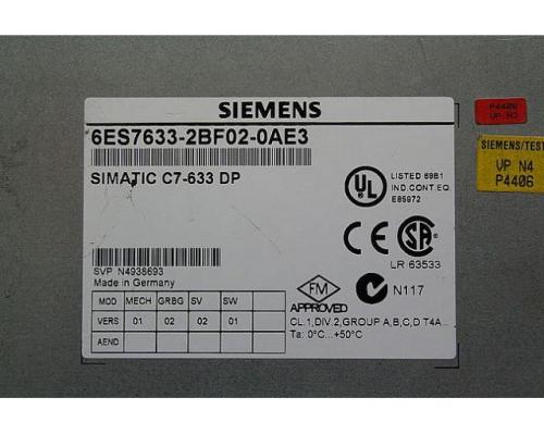 Komplettgerät von Siemens – SIMATIC C7-633 DP - Bild 6