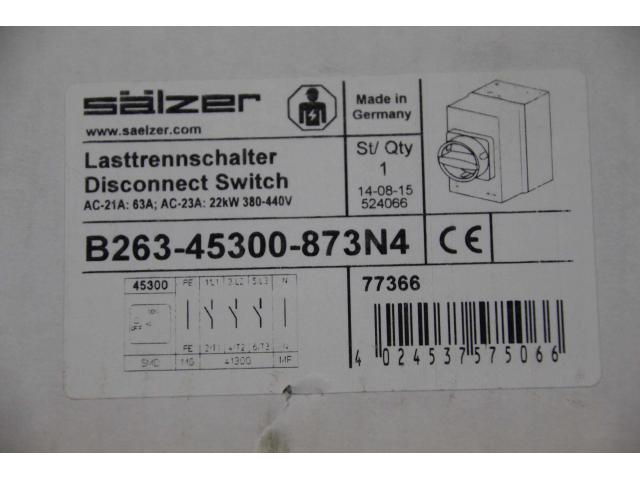 Lasttrennschalter von Sälzer – B263-45300 - 4