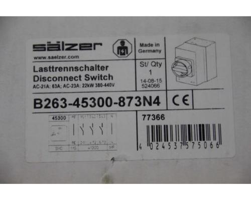 Lasttrennschalter von Sälzer – B263-45300 - Bild 4