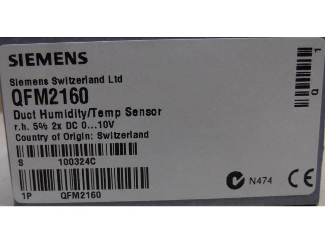 Luftkanalfühler Feuchte/Temperatur von Siemens – QFM2160 - 5