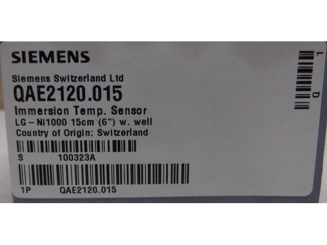 Temperaturfühler von Siemens – QAE2120.015 - 5