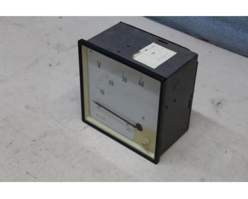 Einbaumessgerät Analog von H&B Elima – Spannungsmessgerät, Voltmeter 0-40V - Bild 1