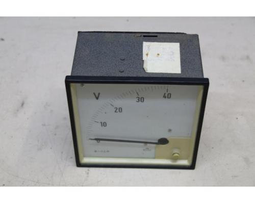 Einbaumessgerät Analog von H&B Elima – Spannungsmessgerät, Voltmeter 0-40V - Bild 2