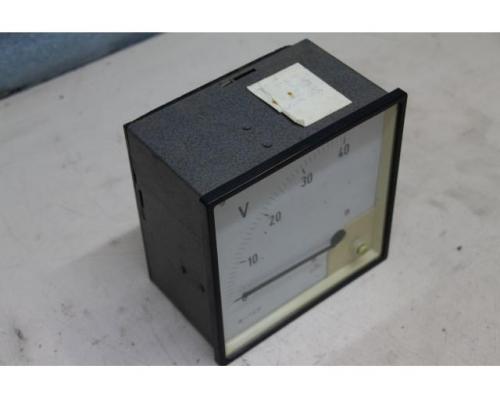 Einbaumessgerät Analog von H&B Elima – Spannungsmessgerät, Voltmeter 0-40V - Bild 3
