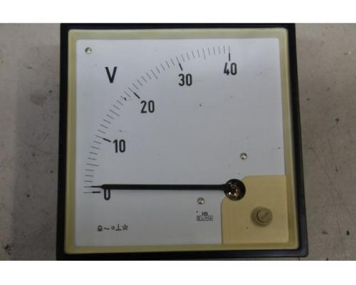 Einbaumessgerät Analog von H&B Elima – Spannungsmessgerät, Voltmeter 0-40V - Bild 5
