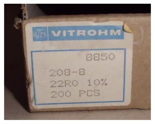 Widerstand von Vitrohm – 208-8 56R 10% R - Bild 4