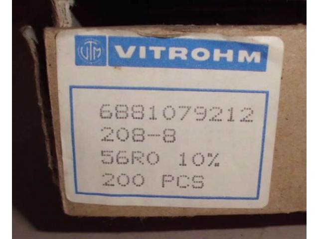 Widerstand von Vitrohm – 208-8 56R 10% R - 9