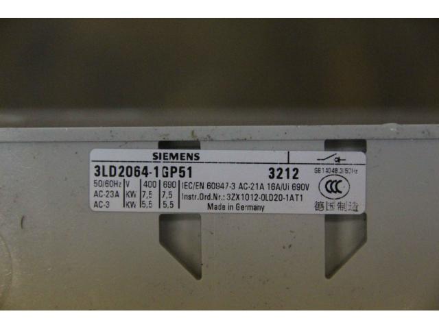 Lasttrennschalter von Siemens – 3LD2064-1GP51 - 5