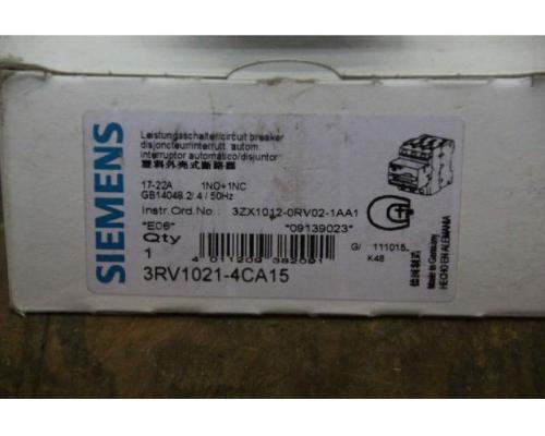 Leistungsschalter von Siemens – 3RV1021-4CA15 - Bild 5