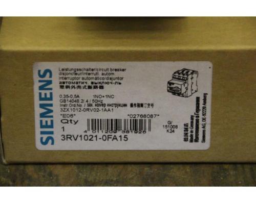 Leistungsschalter von Siemens – 3RV1021-0FA15 - Bild 5