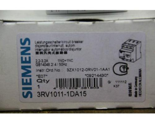 Leistungsschalter von Siemens – 3RV1011-1DA15 - Bild 5