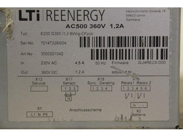Frequenzumrichter von LTi – E230 G360 /1,2 BWrg-CFpux - 5