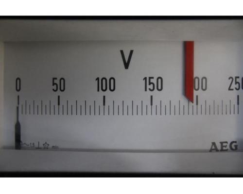 Einbaumessgerät Analog von AEG – Spannungsmessgerät, Voltmeter 0-250V - Bild 5