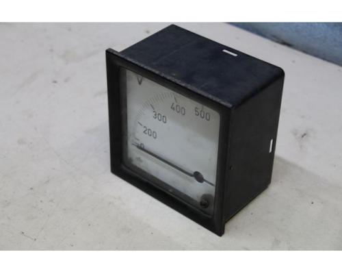 Einbaumessgerät Analog von H&B Elima – Spannungsmessgerät, Voltmeter 100-500V - Bild 1