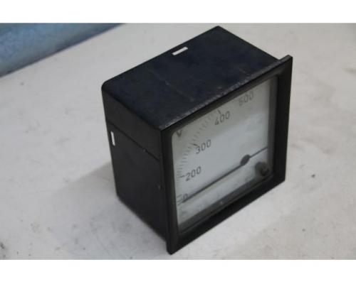 Einbaumessgerät Analog von H&B Elima – Spannungsmessgerät, Voltmeter 100-500V - Bild 3