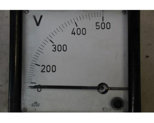 Einbaumessgerät Analog von H&B Elima – Spannungsmessgerät, Voltmeter 100-500V - Bild 5