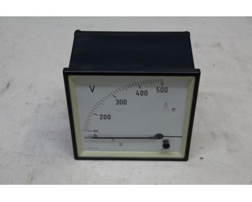 Einbaumessgerät Analog von AEG – Spannungsmessgerät, Voltmeter 100-500V - Bild 2