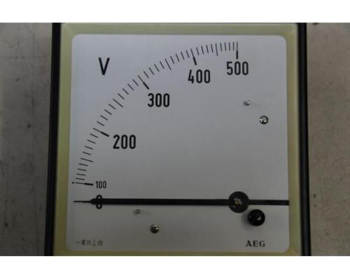 Einbaumessgerät Analog von AEG – Spannungsmessgerät, Voltmeter 100-500V - Bild 5