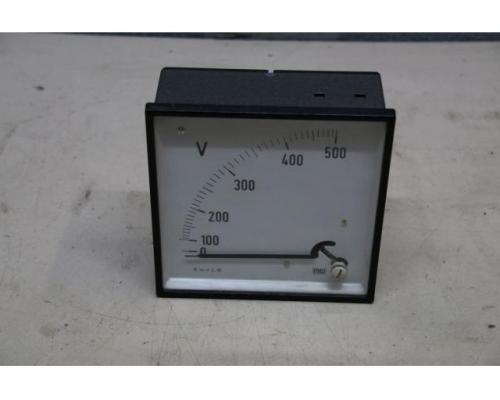Einbaumessgerät Analog von MEW – Spannungsmessgerät, Voltmeter 100-500V - Bild 2
