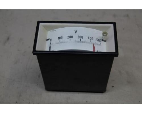 Einbaumessgerät Analog von AEG – Spannungsmessgerät, Voltmeter 0-500V - Bild 2