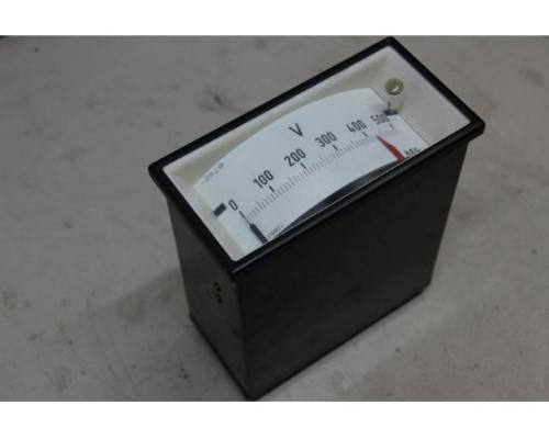 Einbaumessgerät Analog von AEG – Spannungsmessgerät, Voltmeter 0-500V - Bild 3