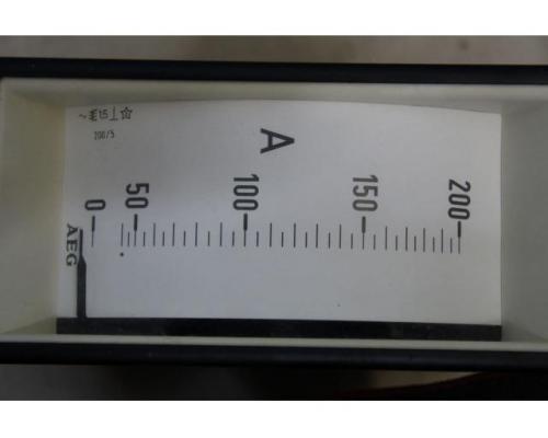 Einbaumessgerät Analog von AEG – Stromstärkemessgerät, Amperemeter 0-200A - Bild 5