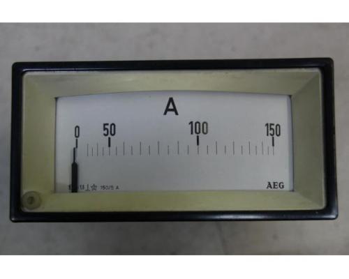 Einbaumessgerät Analog von AEG – Stromstärkemessgerät, Amperemeter 0-150A - Bild 5