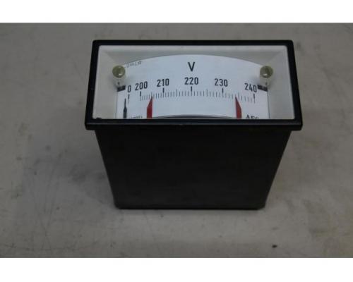 Einbaumessgerät Analog von AEG – Spannungsmessgerät, Voltmeter 200-240V - Bild 2