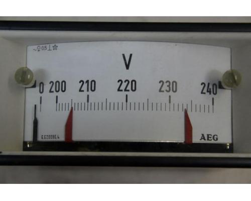 Einbaumessgerät Analog von AEG – Spannungsmessgerät, Voltmeter 200-240V - Bild 5