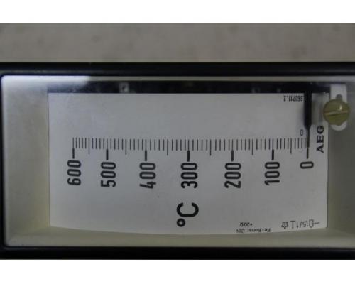 Einbaumessgerät Analog von AEG – Temperatur Meßgerät 0-600°C - Bild 5