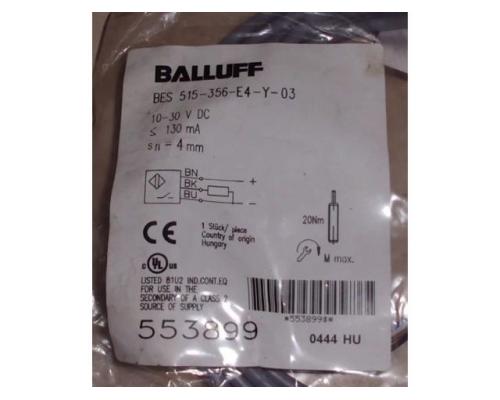 Induktiver Sensor von Balluff – BES 515-356-E4-Y - Bild 3