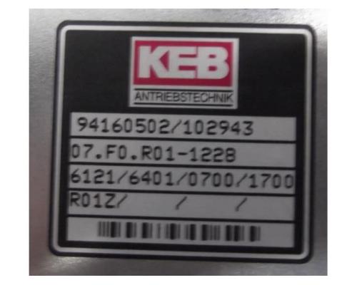 Frequenzumrichter 0,75 kW von KEB – 07.F0.R01-1228 - Bild 11