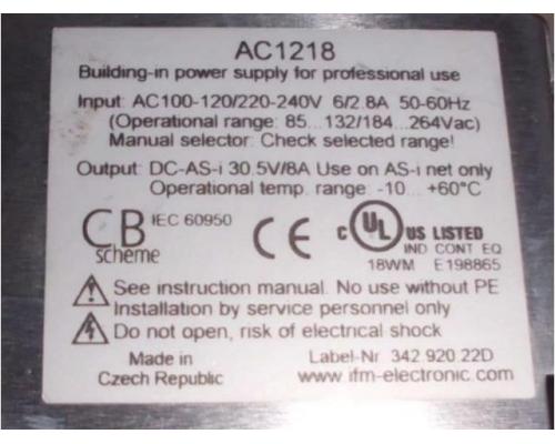 Stromversorgung von ifm – AS-i Power Supply AC1218 - Bild 6