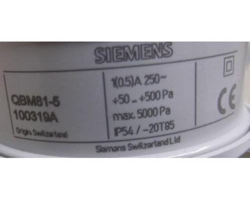 Druckdifferenzdruckwächter von Siemens – QBM81-5 - Bild 6