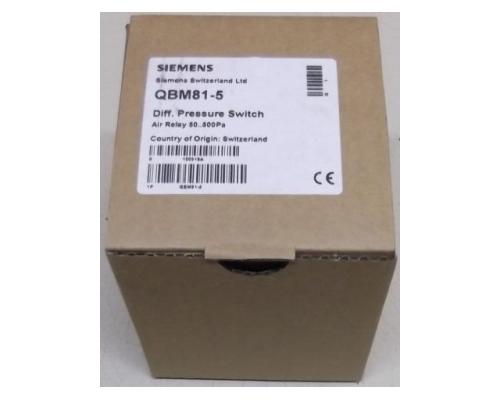 Druckdifferenzdruckwächter von Siemens – QBM81-5 - Bild 8