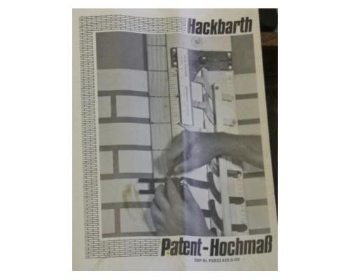 Patent-Hochmass von Hackbarth – Steinhoehe 5,2 cm - Bild 3