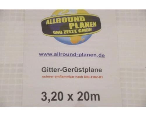 Gitter-Gerüstplane von Allround-Planen – 3,20 x 20m - Bild 4