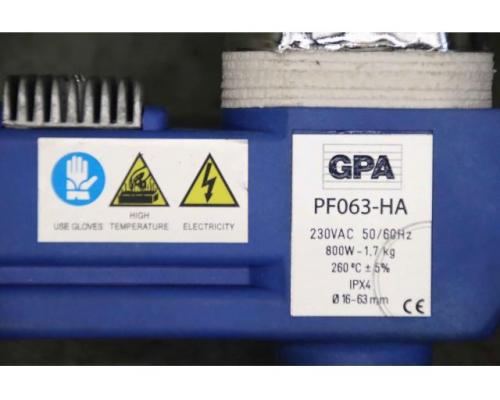 Kunststoffschweißgerät Muffenschweißgerät von GPA – PF063-HA Ø 16-63 mm - Bild 8