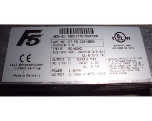 Frequenzumrichter 0,75 kW von KEB – F5 M1LB2 30A B 13 - Bild 5