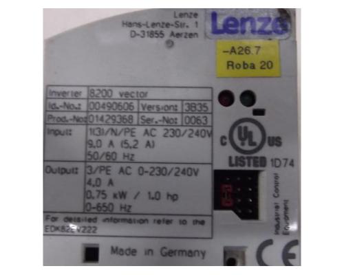 Frequenzumrichter 0,75 kW von Lenze – EDK82EV222 - Bild 5