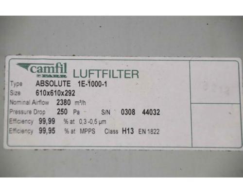 Luftfilter von camfil – ABSOLUTE 1E-1000-1 - Bild 4