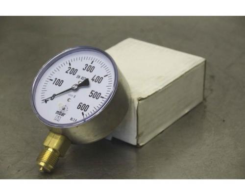 Manometer von Afriso – KP100 0/600 mbar - Bild 1