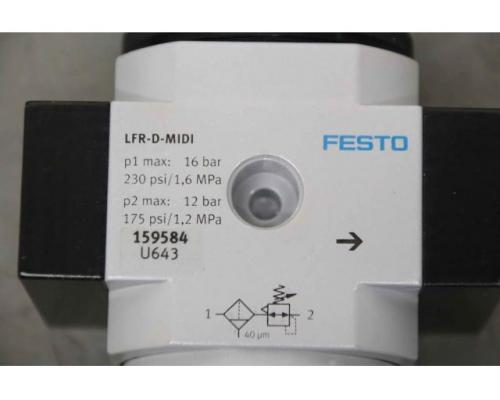 Wartungseinheit Filter Regelventil von Festo – LFR-1/2-D-MIDI - Bild 9