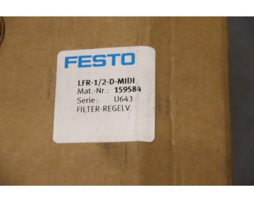 Wartungseinheit Filter Regelventil von Festo – LFR-1/2-D-MIDI - Bild 12