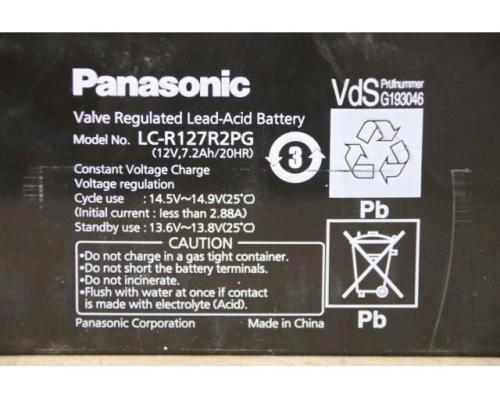 Batterie 12 V 7,2 Ah von Panasonic – LC-R127R2PG - Bild 4