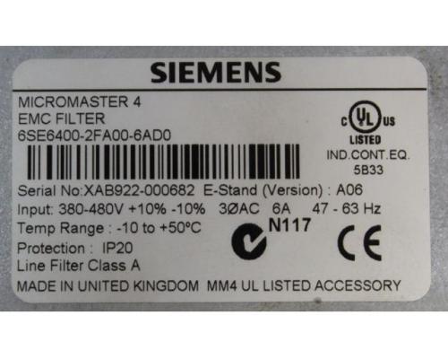 Leistungsmodul mit Steuergerät und Filter von Siemens – 6SL3224-0BE21-1UA0 - Bild 5