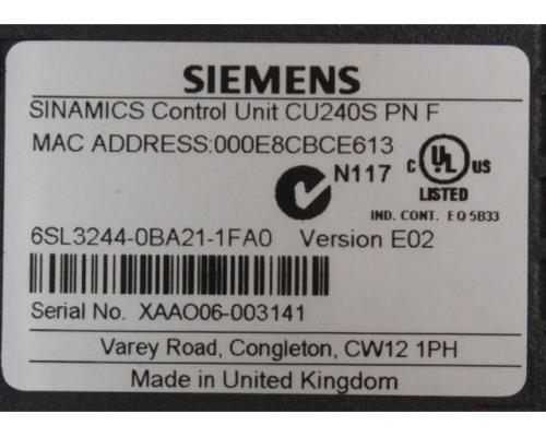 Leistungsmodul mit Steuergerät und Filter von Siemens – 6SL3224-0BE21-5UA0 - Bild 8