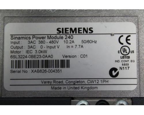 Leistungsmodul mit Steuergerät von Siemens – 6SL3224-0BE23-0AA0 - Bild 8