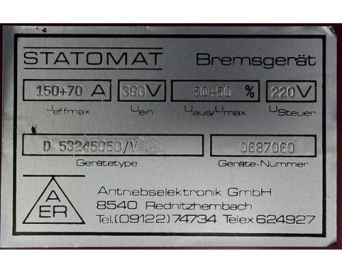 Statomat Bremsgerät von AER – B 54245020/v15 - Bild 6